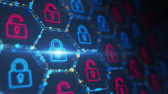 Image with digital locks