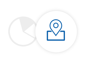 Icon with location finder