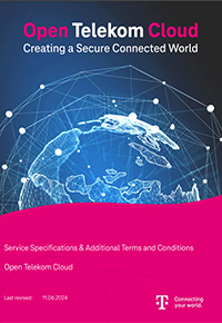 View cover sheet of T Cloud Public service description