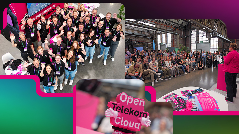 Digitalization, the European way Collage featuring highlights from the d.velop SUMMIT 2025